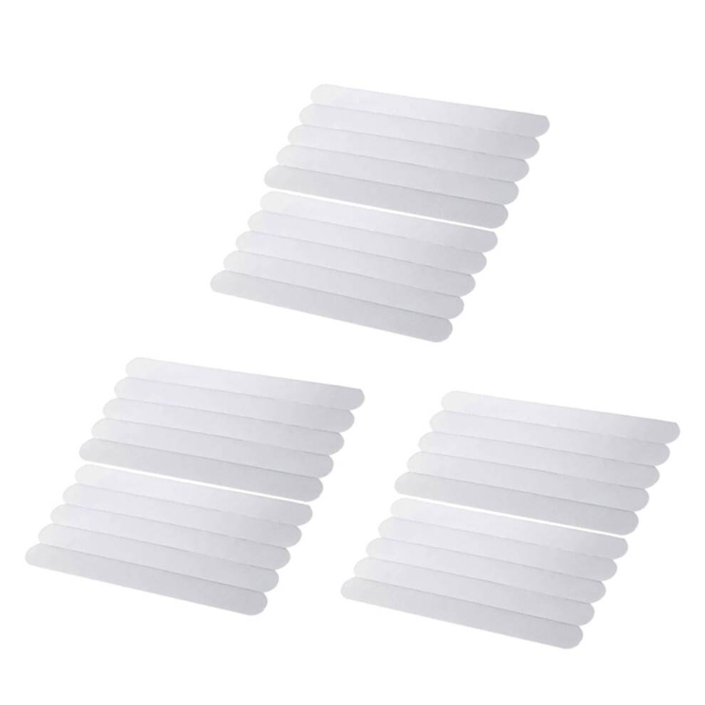 30Pcs Anti-Slip Strips Safety Shower Treads Stickers Bathtub Non Slip Stickers Stair Step Anti Slip Tape 7.87Inch