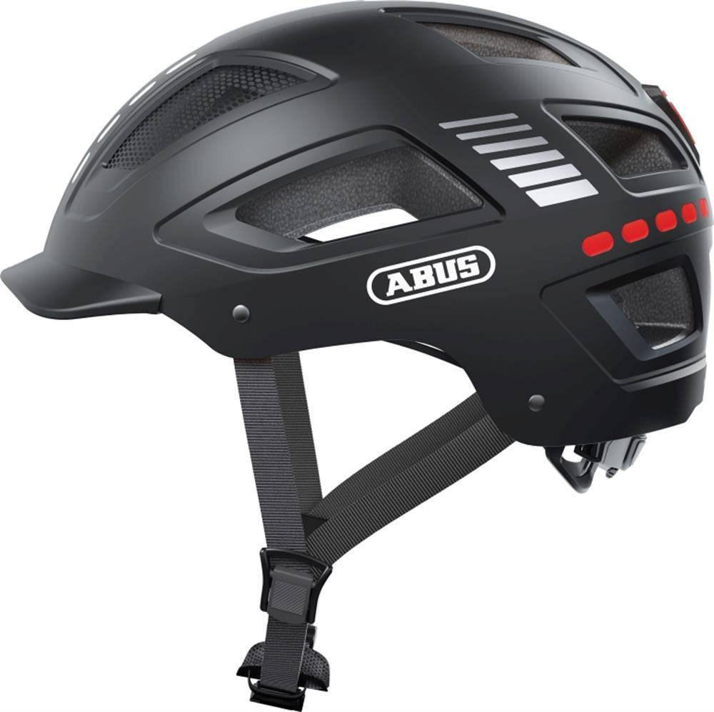Abus Hyban 2.0 LED Cykelhjelm - L 56-61cm / signal black