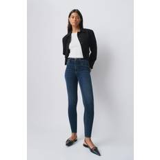 Gina Tricot-Molly high waist jeans-highwaist jeans-Blått-M-Dam