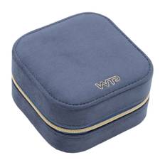 World of Treasured Pieces Capri velour smykkeskrin (BLÅ (700))