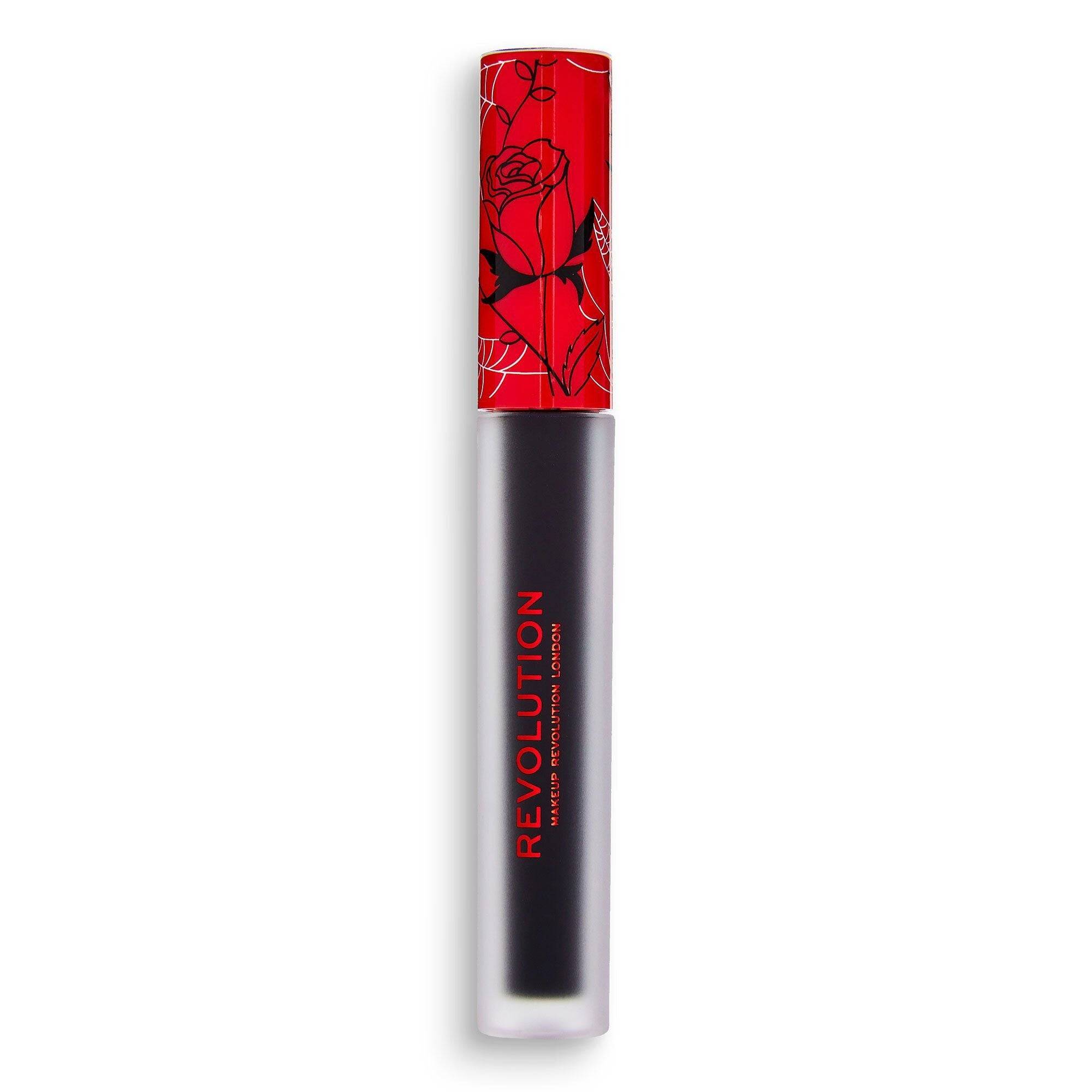 Makeup Revolution, Kräm, Flytande läppstift, Nightmare, 2,2 g
