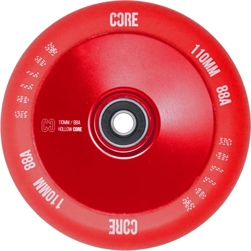 CORE Hollowcore V2 Kickbike Hjul - Röd (110MM)