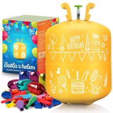 Heliumballongpaket med ballonger och band, 0,42 m³
