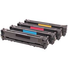 kompatibel sæt 4x toner til hp color laserjet cm1411 cm1412 cm1413 cm1415 cm1416 cm1417 cm1418 cp15