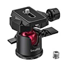 SMALLRIG Mini Ball Head, Minikulhuvud, Tripod Head Camera 360° Panoramic Head för Monopod, DSLR, Phone, för Gopro, Max Load 4.4lbs/2kg - BUT2665
