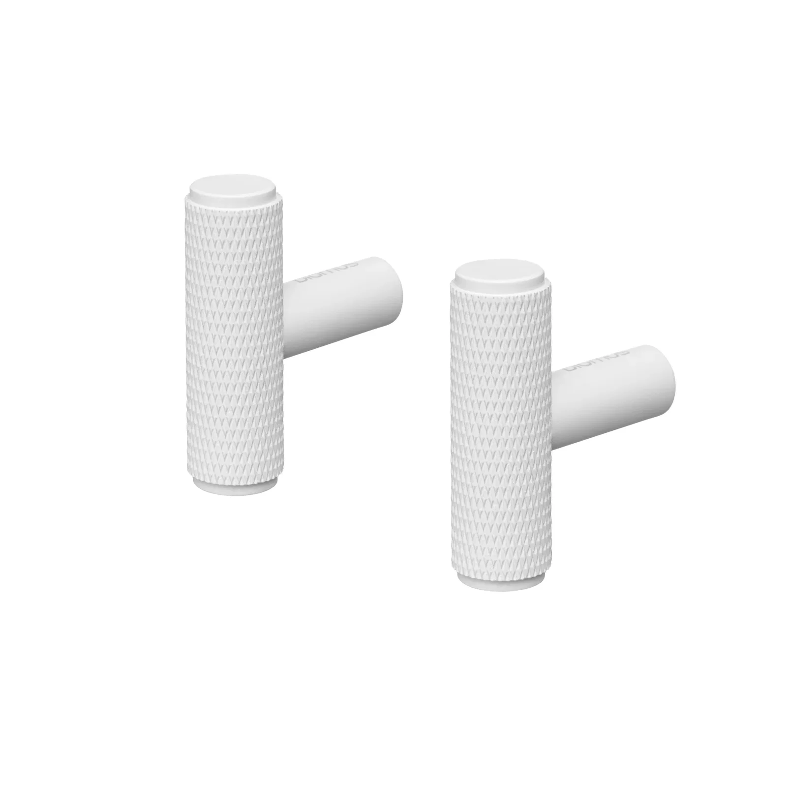 Blomus ROF Set Of 2 Wall Hooks Elongated Krok White