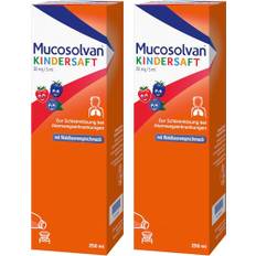 Mucosolvan® Hustensaft | Doppel-Pack 2x250 ml | Hustenlöser bei Husten und festsitzendem Schleim | Mit Ambroxol für schnelle Hustenlinderung | Für die ganze Familie | Bei Erkältung oder Bronchitis