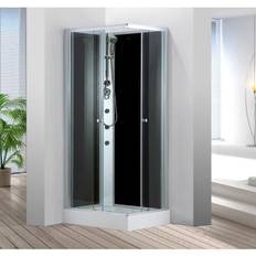 Nortiq Skagen komplet kabine, firkantet, 210 x 90 x 72 cm - 4 dele