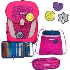 Sunny II Neon Safety Schulranzen-Set 4-teilig