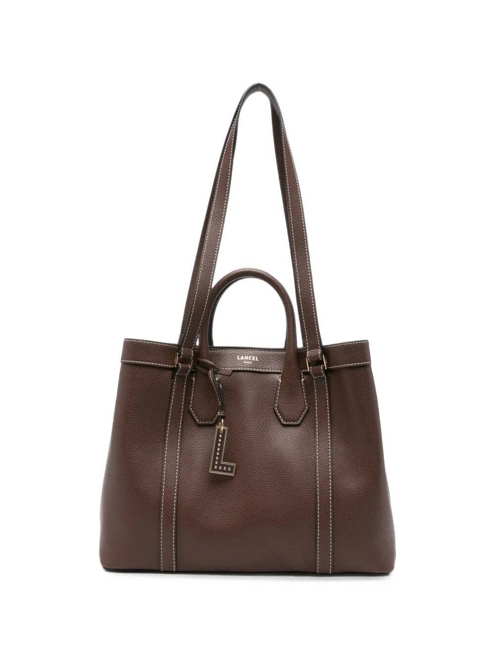 LANCEL Handbag Small Brown "Belleville Small"