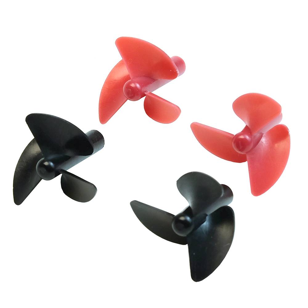 1 Pair RC Boat Propeller 28mm Dia. 2.3mm 3-Blades Left Right PC Prop for RC Toy Boat Fishing Bait