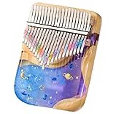 nybörjare Kalimba Kalimba Portable Thumb Piano 21 Key Calimba Professional Musical Keyboard Nybörjare Kalimbas Resin Presenter