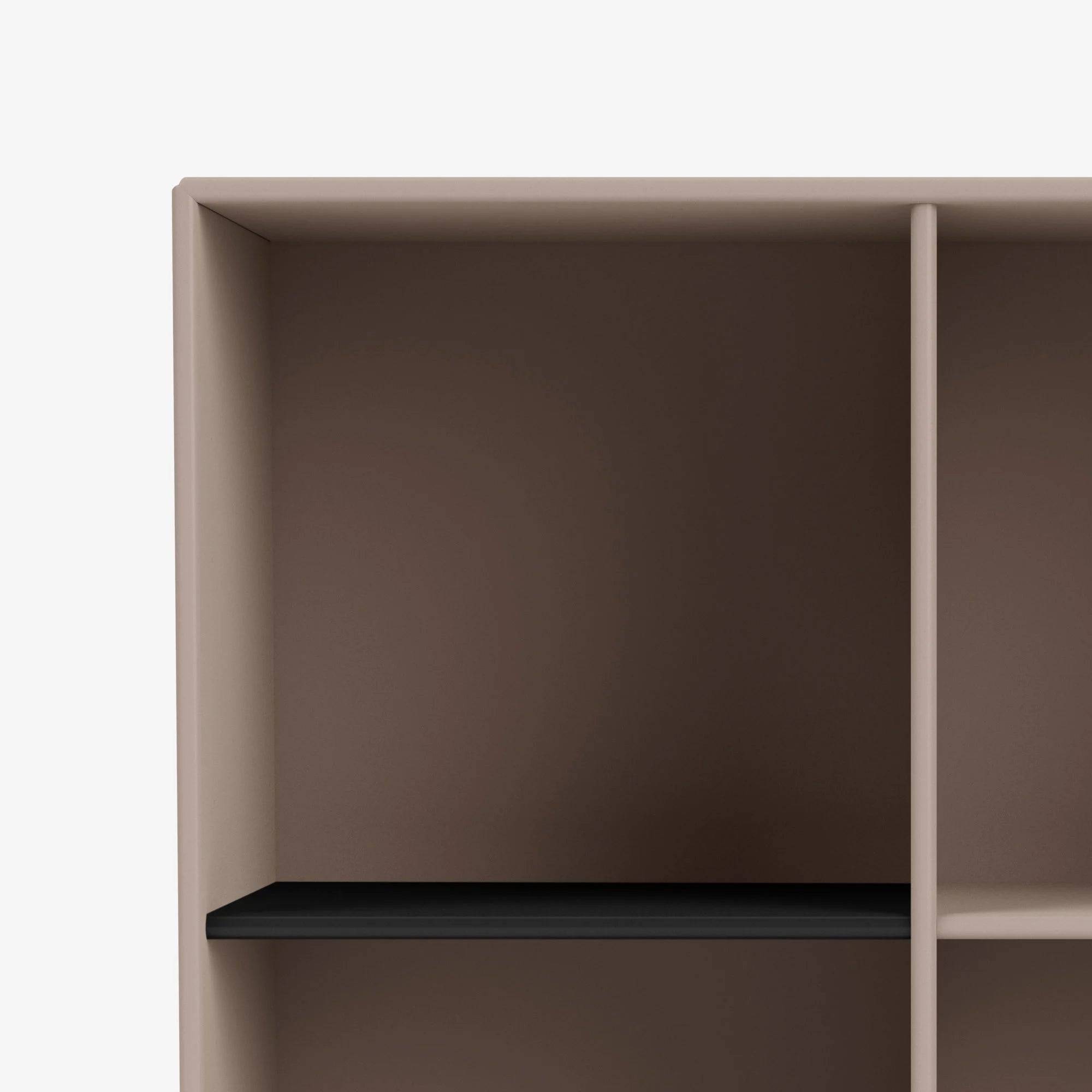 Hylder til Montana åben reol B: *8 x D: 38 cm / 05 Black - Jacobsen Plus
