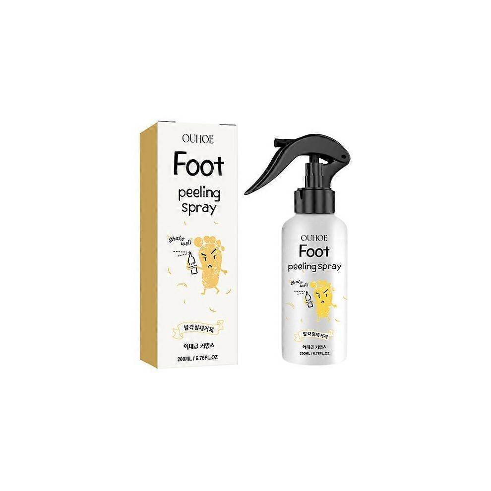 (1PC) 1-5x 200ml Foot Exfoliation Spray Repair Dead Skin and Calluses Whitening Care Spray