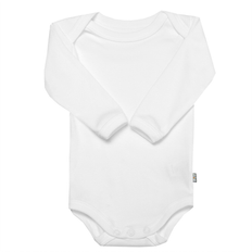 808 baby body langærmet str. 80 - hvid (På lager i varehus)