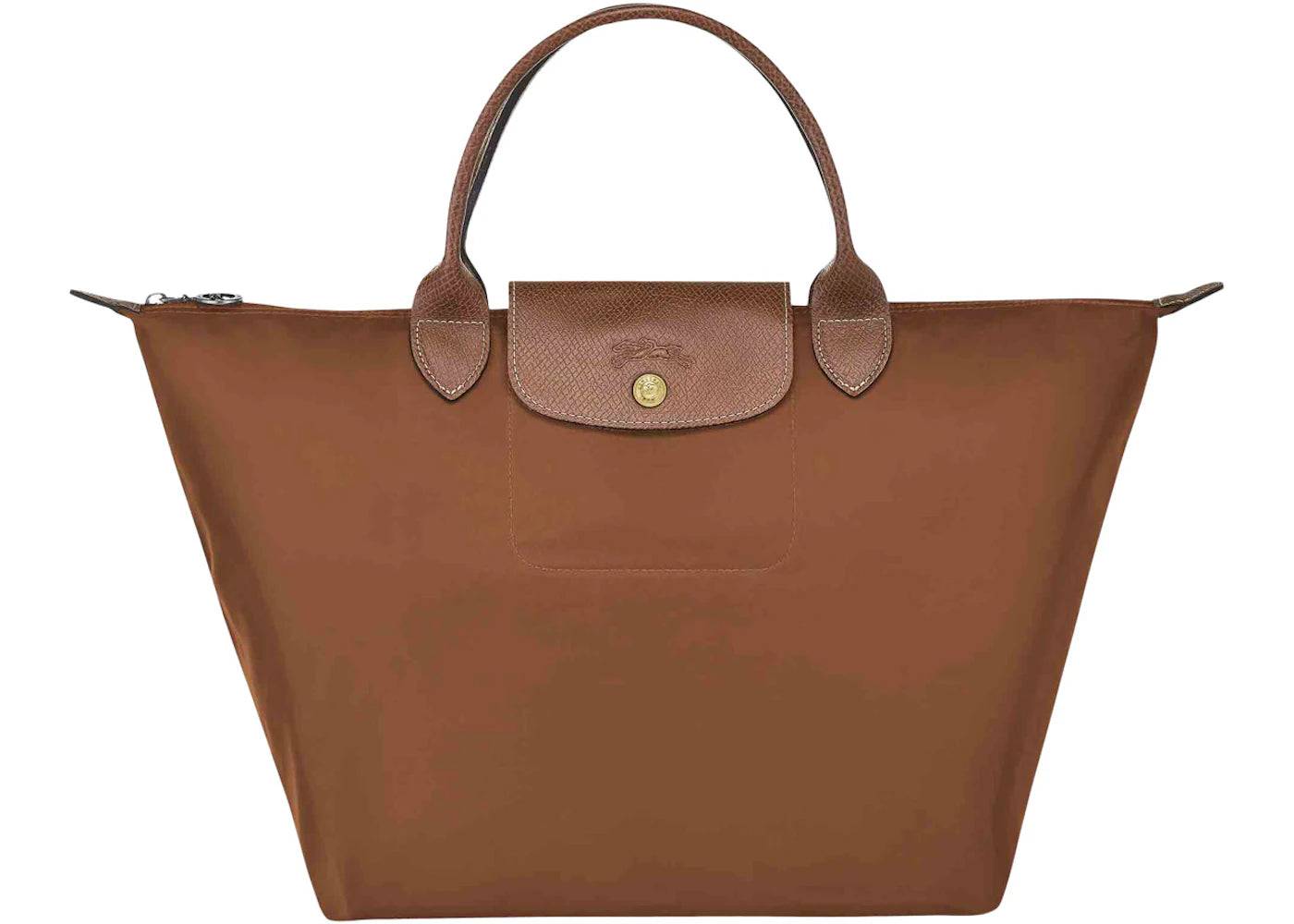 Longchamp Le Pliage Top Handle Bag M Cognac - One Size (One Size)