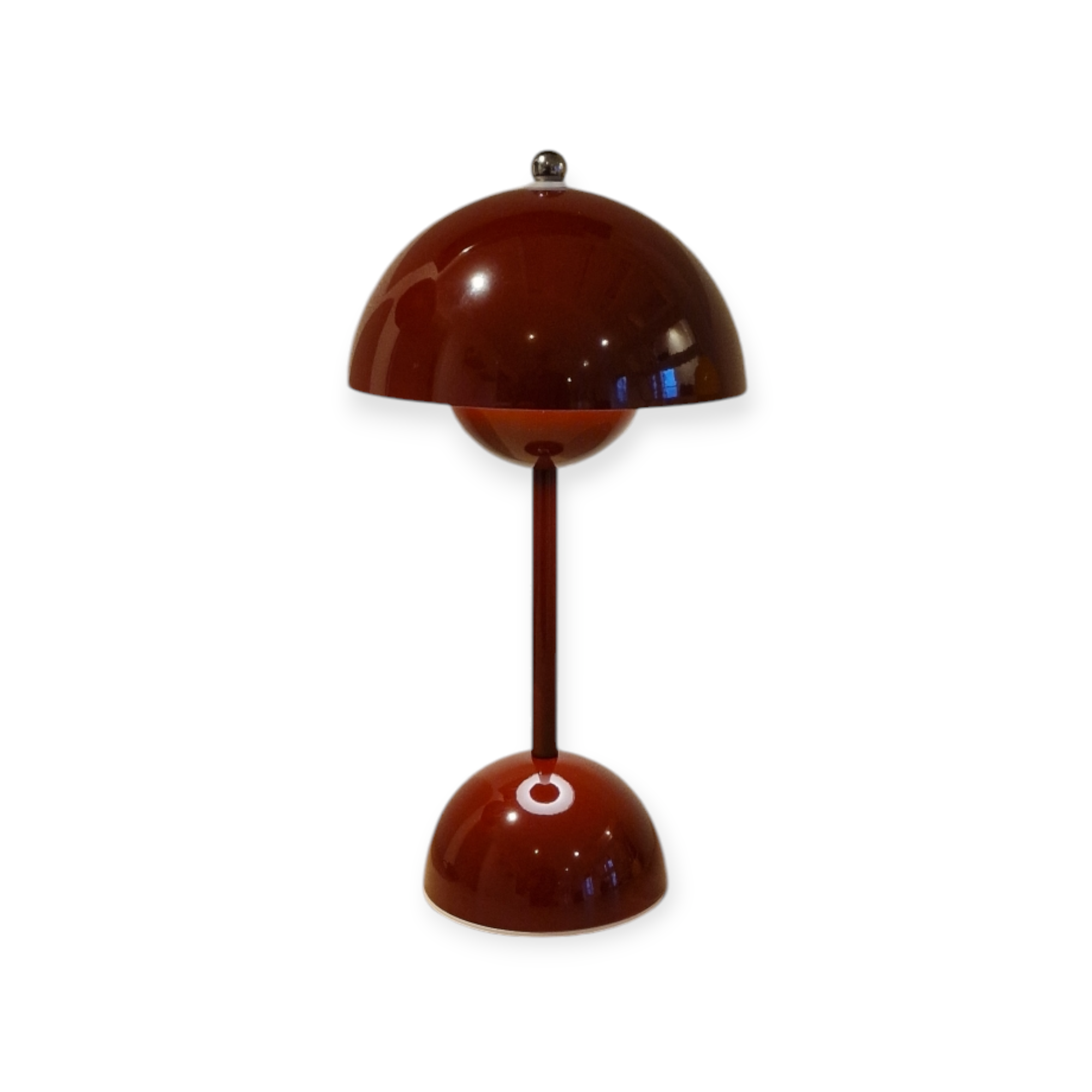 Batteri Bordlampe Bordeaux rød.