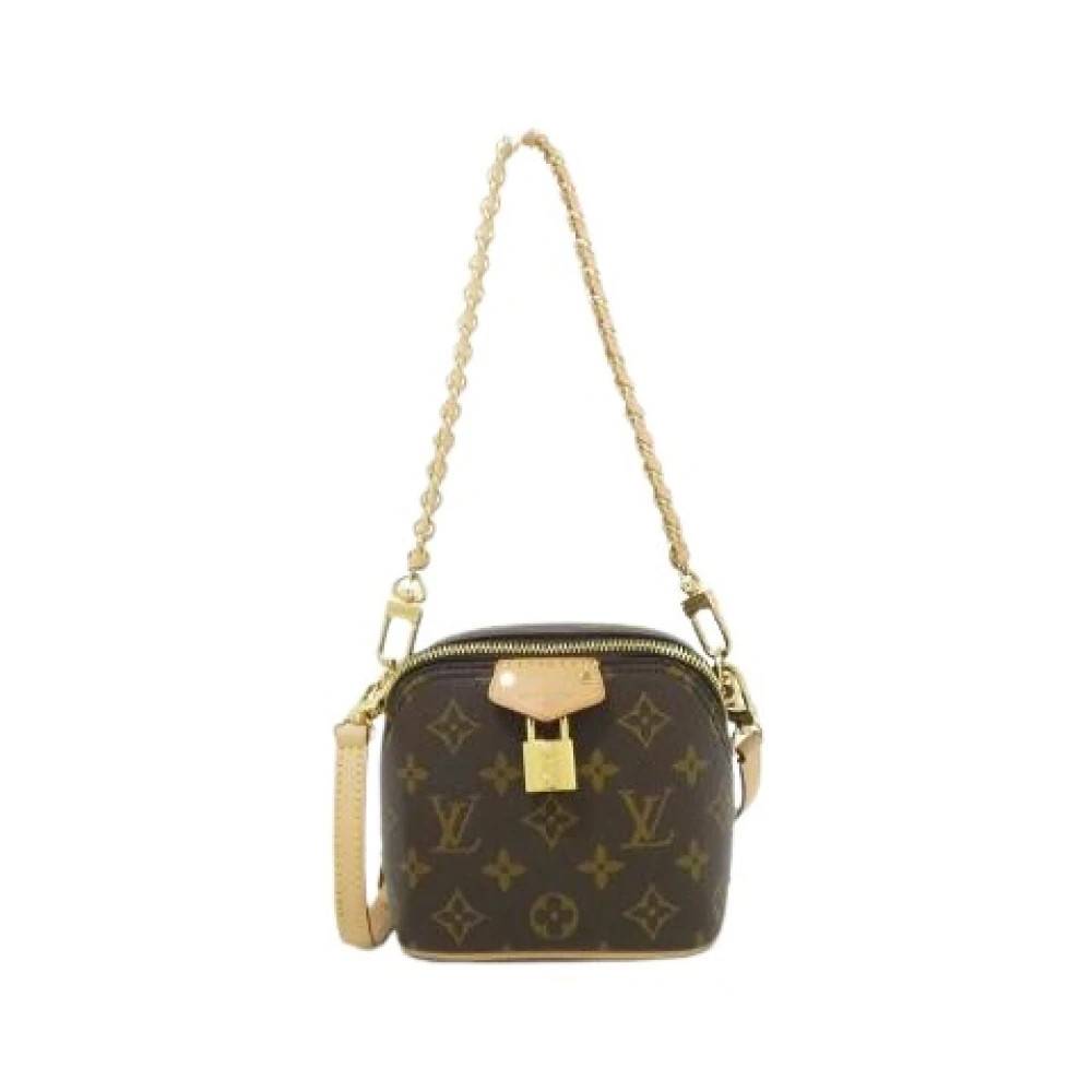 Louis Vuitton Vintage Pre-owned Monogram Skuldertaske - Vintage - Dame - Brun - ONE SIZE - Uld