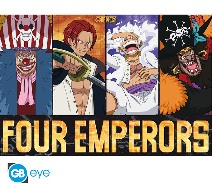One Piece - Poster Maxi 91.5x61cm - The Four Emperors