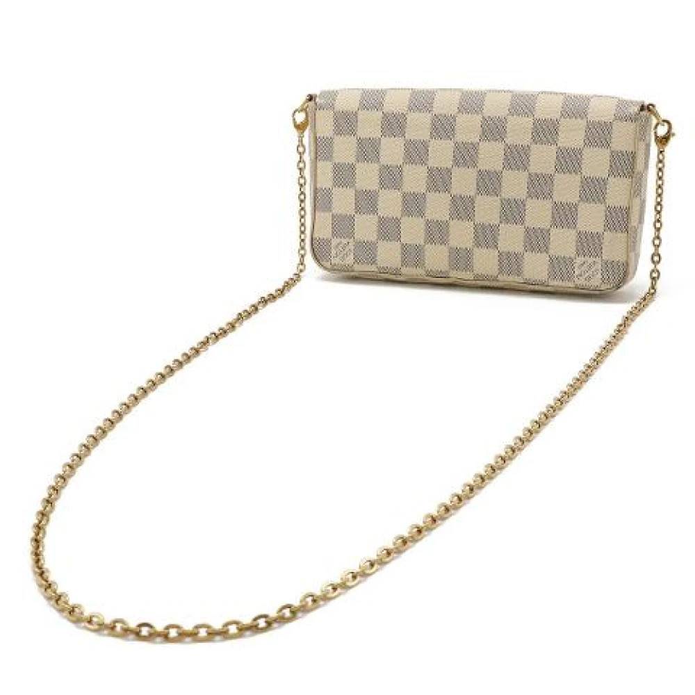Louis Vuitton Vintage Pre-owned Canvas Crossbody Taske - Vintage - Dame - Hvid - ONE SIZE -