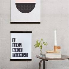 Ekta Living - Plakatholder - Wall Sticks - Sort - A3 - 30x40 cm