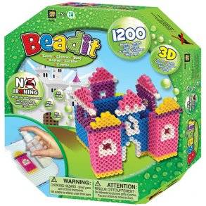 Beadit 3D Slot 1200 perler gaveæske [Levering: 1-2 dage]