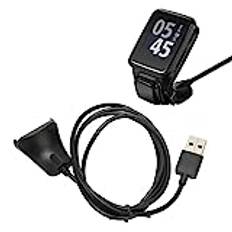 för TomTom Charger, 3,3FT Smart Watch-laddare USB-laddningskabel Bärbar Klockladdare för TomTom Adventurer för TomTom Golfer 2 för TomTom Runner 22 för TomTom Spark 3