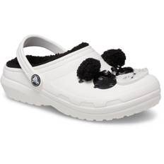 Crocs Chalk/Black Classic Lined IAM Panda Bear Clog T - Str. 25-26