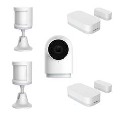 Aqara Camera Hub G2H Pro + 2x Motion Sensor + 2x Door and Window Sensor