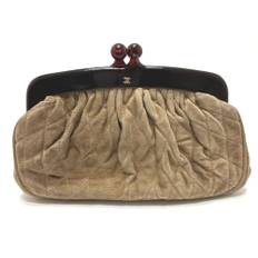 Chanel Vintage Pouch Stl. - Necessär Från Magasin - Brown (W 21.5cm x H 15.5cm x D 5.5cm)