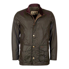 Barbour Hereford Wax Jacket - Olive / X-Large