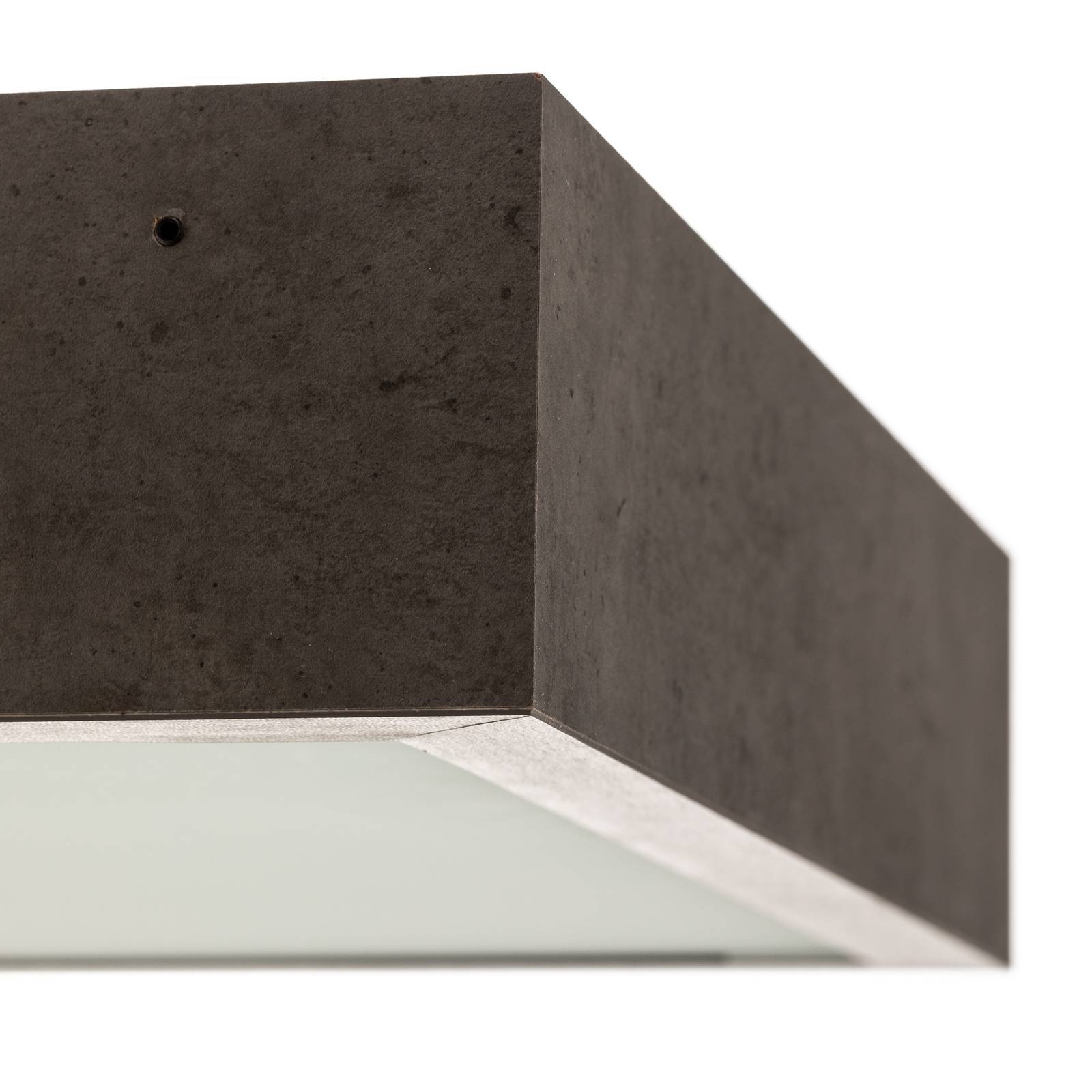 Taklampa Tromsö Argon, Aluminium / grå / zink, Vardagsrum / matsal, Trä, Taklampa