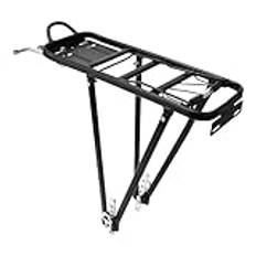 Adjustable Rear Cycling Rack | Rear Bike Rack | Bicycle Cargo Rack, Adjustable Bike Luggage Carrier, Bike Rack Solid Bearings, Bicycle Luggage Carrier Rack, Rear Pannier Rack for Cycling