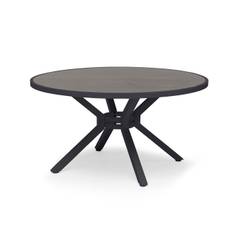 Hillerstorp Hånger matbord Vit/mörkgrå 140 cm