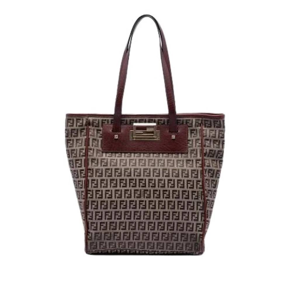 Fendi Vintage Pre-owned Vintage Tote - Vintage - Dame - Brun - ONE SIZE - Uld