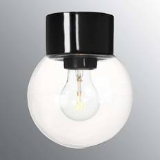 Vägg-/Taklampa Ifö Electric Classic Glob klarglas IP54 Rak E27