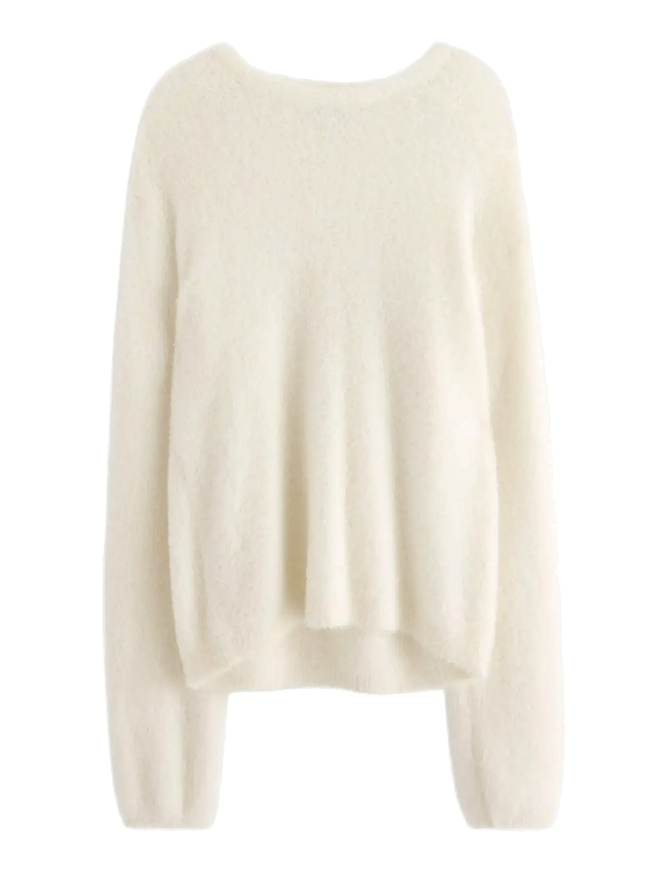 Lindex Sweater Feather Yarn - Cream - 128