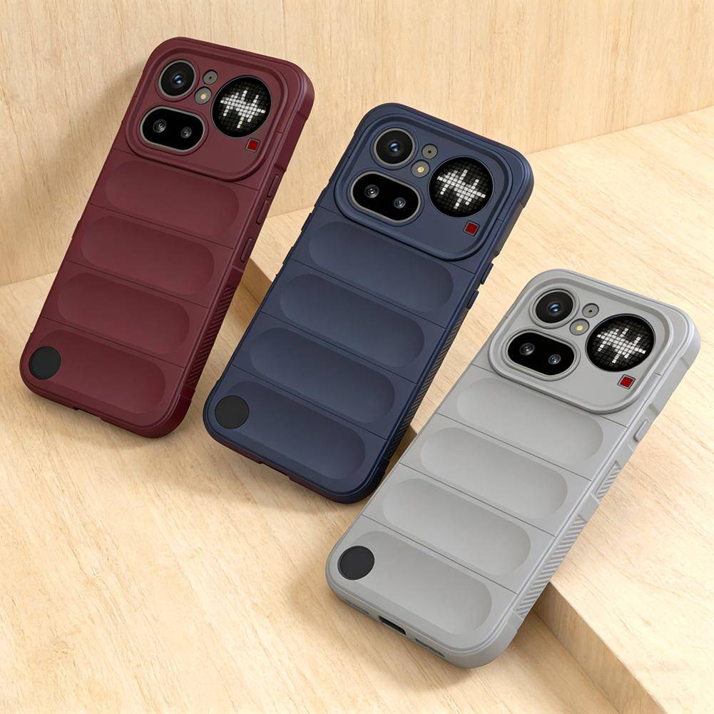 Stötskydd för Nothing Phone 4A Pro 4a (3a) Lite 3A 3 2a Nothing CMF Phone 2 Pro telefon 1 Armor Tåligt Baksidesskydd röd
