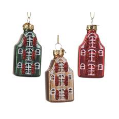 Pepparkakshus 3,7x3,4x7,4cm (Färg: Guld)