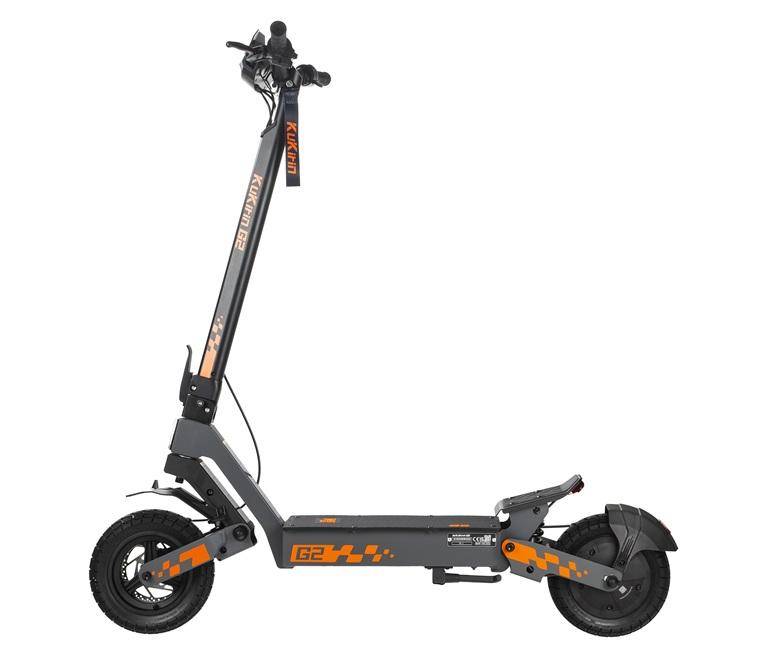 Kukirin G2 48V 15Ah 800W Hopfällbar Elsparkcykel, 55km Räckvidd, 10-tums Däck, Stadspendlar Elsparkcykel svart