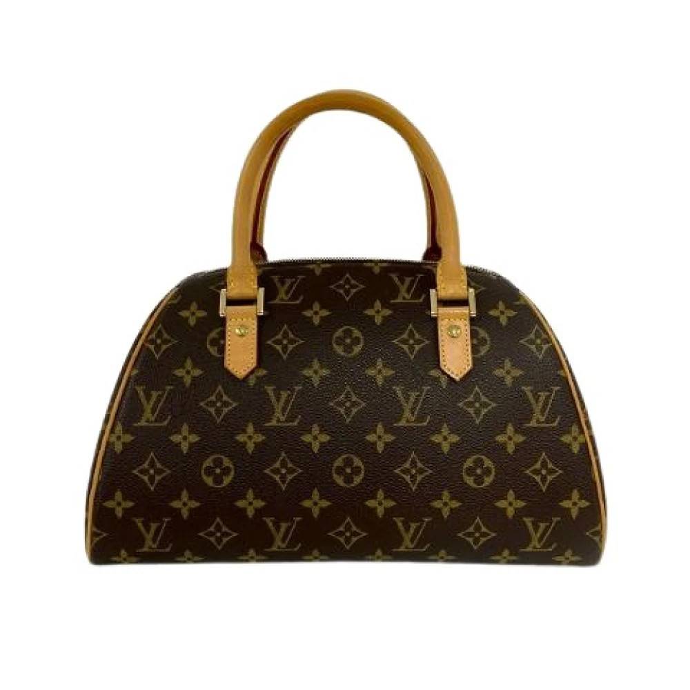 Louis Vuitton Vintage Pre-owned Rivera Monogram Håndtaske - Vintage - Dame - Brun - ONE SIZE - Læder