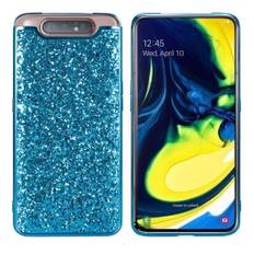 Glitter Samsung Galaxy A80 skal - Blå