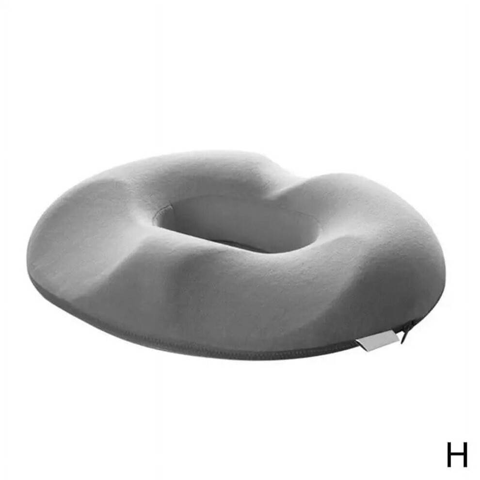 Ortopædisk siddehynde med memory foam og hult design til lindring af haleben og hæmorider, universel pasform til kontorstol, bil og kørestol
