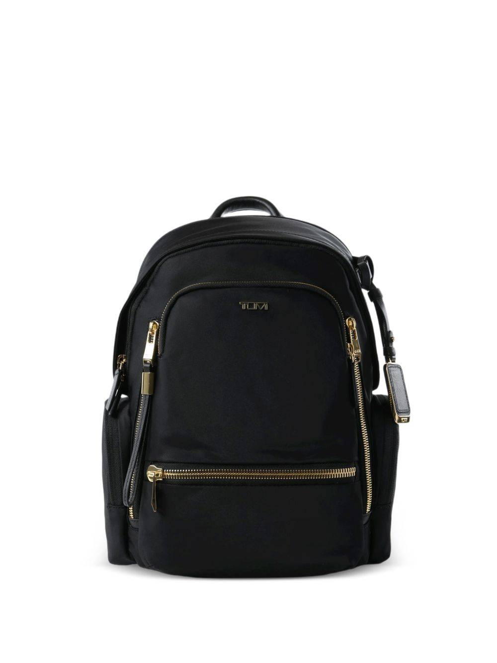 Tumi - medium Celina logo-plaque zip-pocket backpack - unisex - kalvskinn - OS - Svart