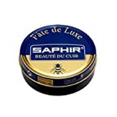 Saphir Beaute Du, prickmönster, pastej skokräm De Luxe högglans, svart, svart, 50ml