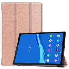 Lenovo Tab M10 Plus / Tab M10 FHD Plus - Tri-Fold læder cover - Rosa guld