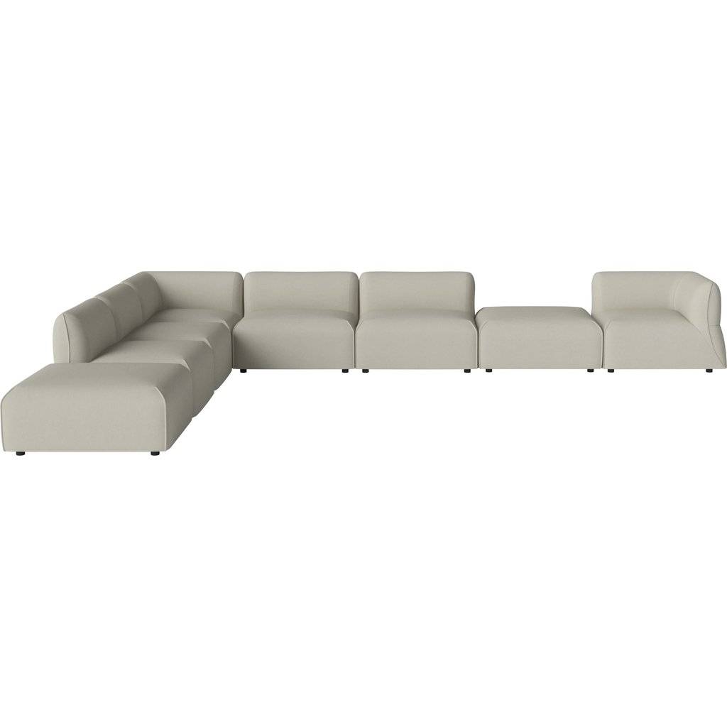 Arke utesoffa 8 moduler med open end 450 x 360 cm - vänster