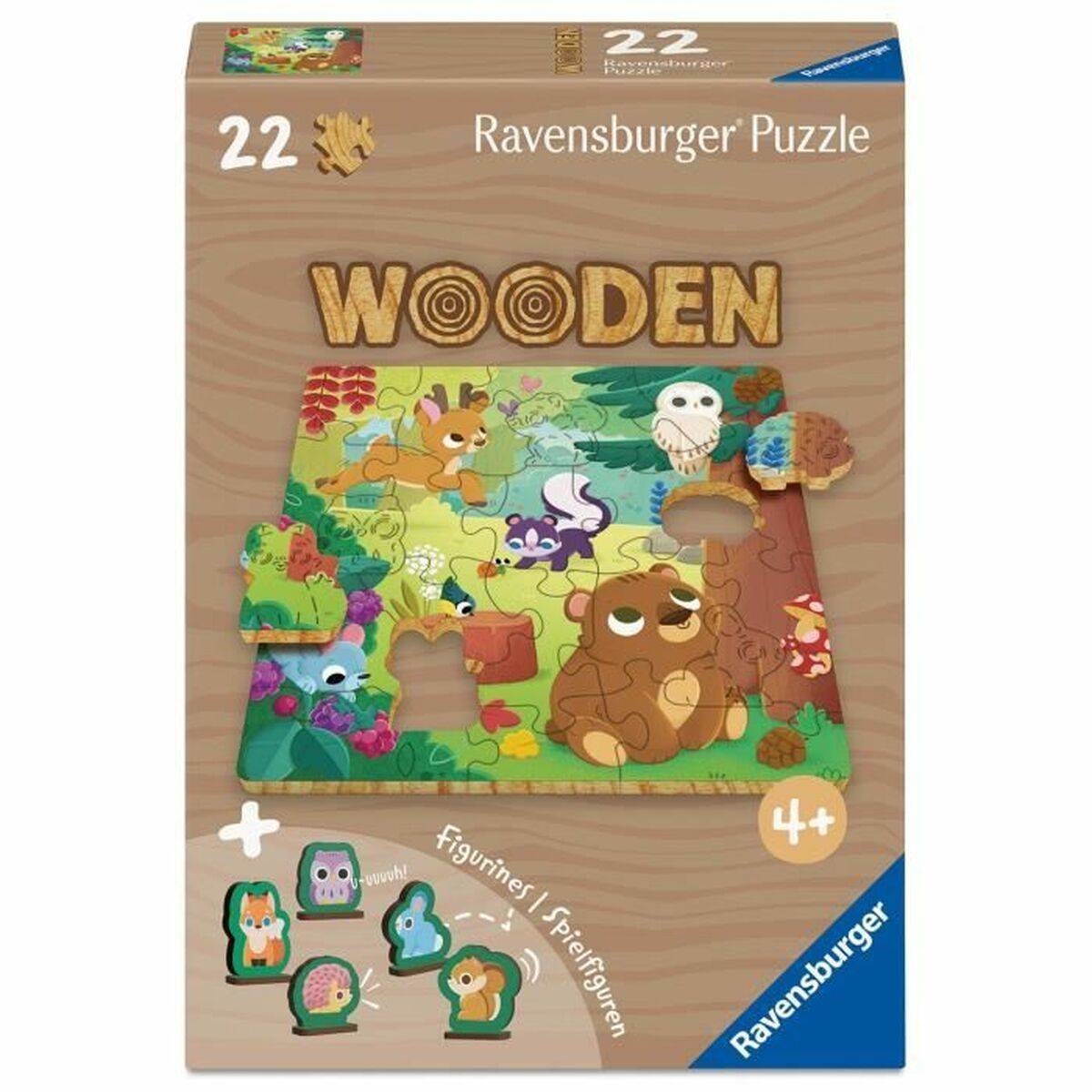 Pussel Ravensburger Wooden 22 Delar