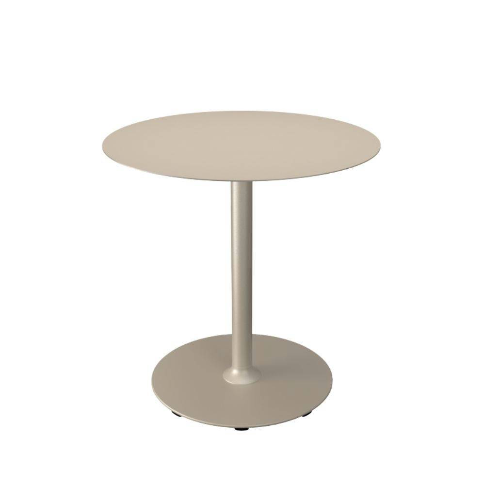 HOUE PICO Café Table Round Base Trädgårdsbord Beige Ø74 cm