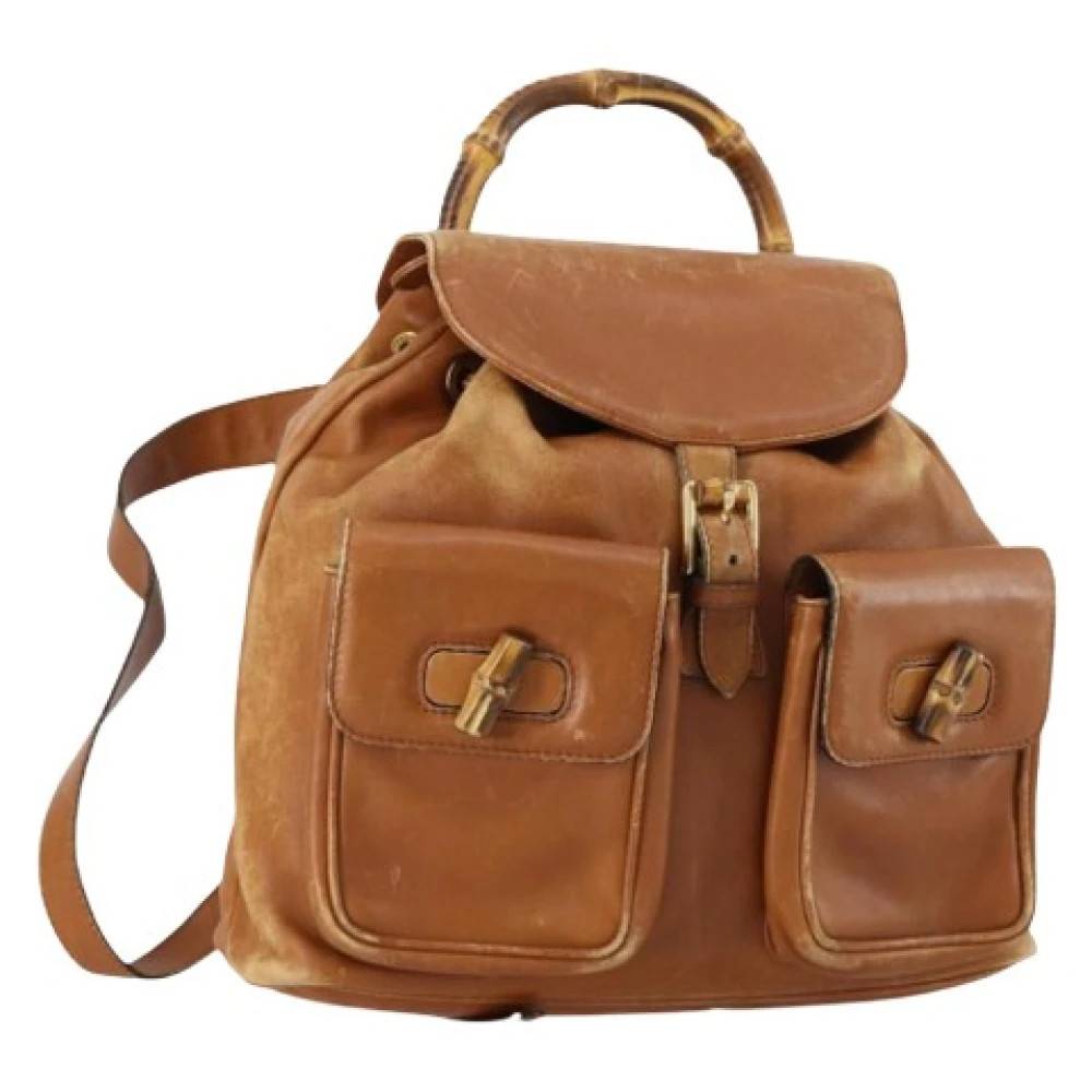 Gucci Vintage - Pre-owned Vintage Ryggsäck Vintage - Dam - ONE Size - Läder